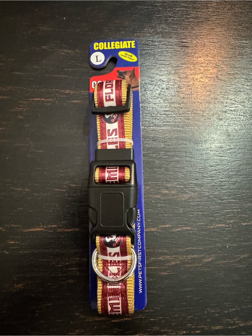 NWT! Florida State Seminoles Collegiate Dog Collar Size Large